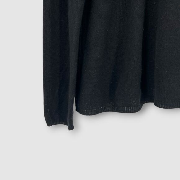 Charter Club 100% Cashmere Black Classic Crewneck Sweater Women’s Large - Picture 3 of 6